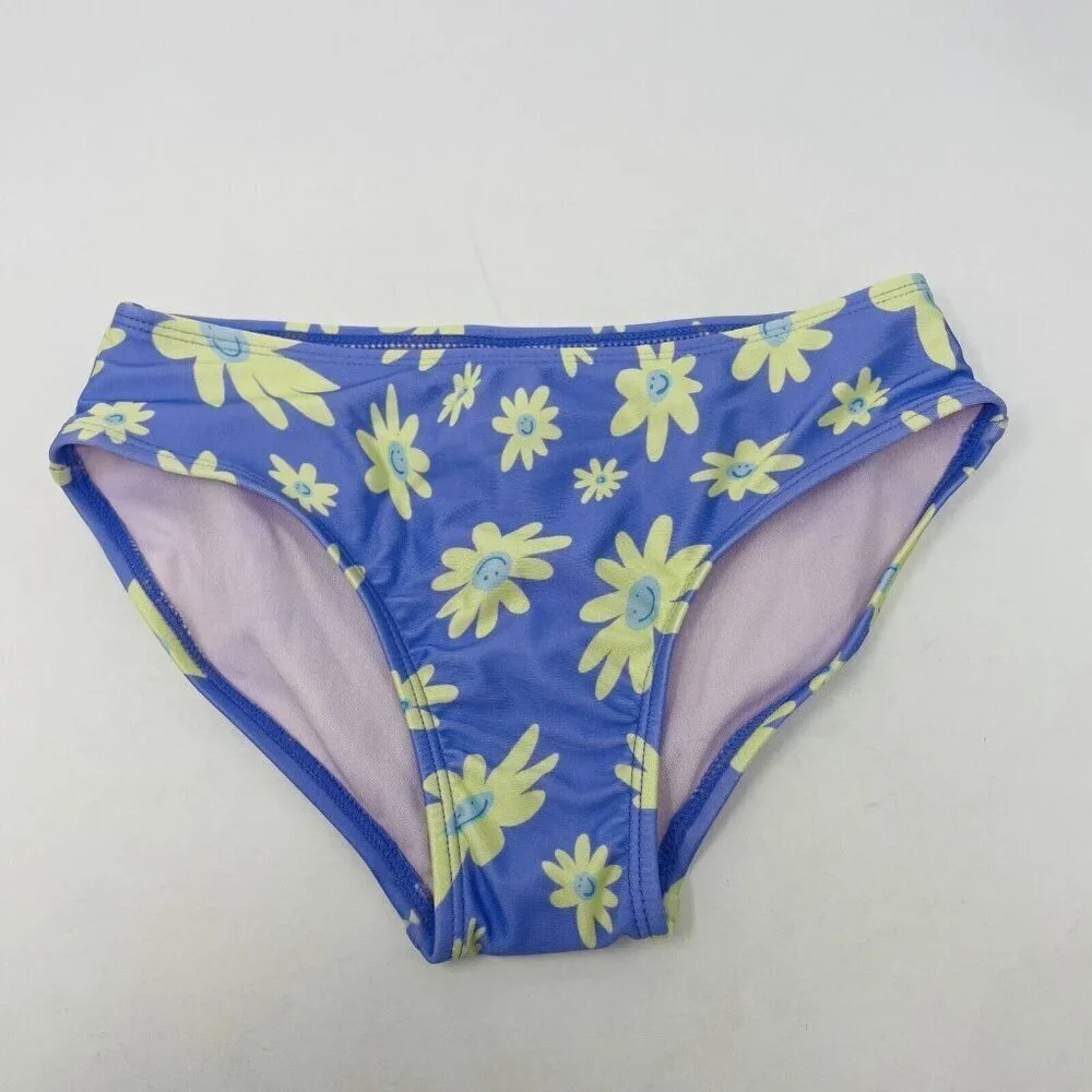 Art‎ Class Girls Size Medium 8 Floral Print Bikini Swim Bottoms in Purple 1241